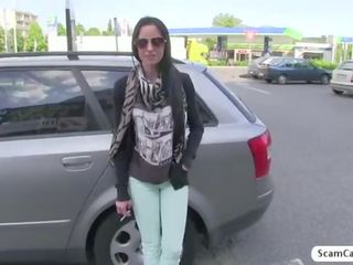 Terrific stunner emily dostane podvedl podle an činidlo a ona dostane bouchl
