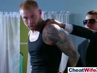 Desiring žena (dani daniels) cheats v težko slog umazano film ukrepanje trak vid-09