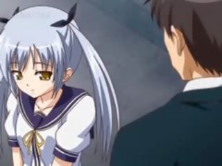 Stunning Hentai School Hottie Licking putz In Close-up