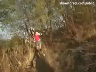 Feature Red head skater lassie with a tight butt picked up for X rated movie