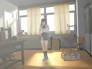Alluring 3d hentaý cookie eat two dicks