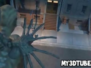 Foxy 3d monstr enchantress getting fucked hard outdoors