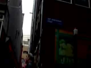 Real Euro fancy woman sucks customer boner
