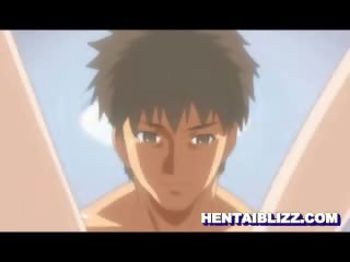 Hentai beib koos suur tissid sügav perses kuni haripunkt