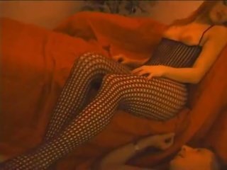 Fishnet slattern wants Pierre Dj's pecker