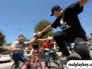 Incredible badass babes deep sea fishing and exhibition biking