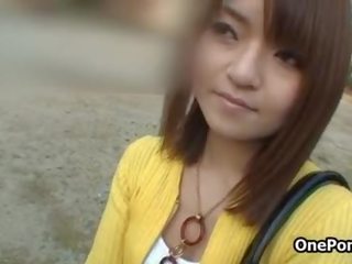 Charming Japanese Teen babe Showing Of Her Tiny Firm