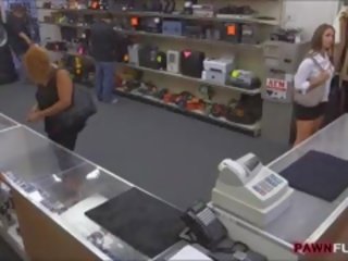 Big Ass goddess Pawns Her Pussy And Fucked In The Backroom