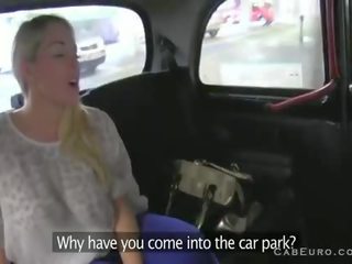 Busty Blonde With grand Ass Fucked On Hood On foreplay