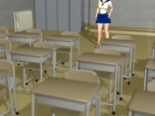Enchanting 3d hentai saab jizzed poolt a hiiglane nokkija