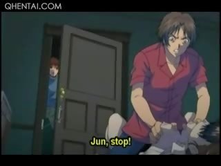 Hentai school young female getting twat smashed on the library lantai