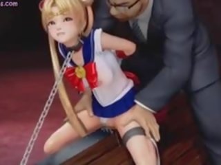 Animated Excited Teen Is Rubbing Big prick