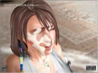 Anime hottie blowing and tit sikiş peter gets jizzed