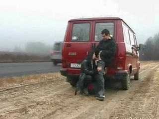 Jemagat öňünde fuck on traffic köçe