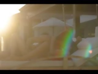 Outdoor Intercourse On Maldives Sunbed