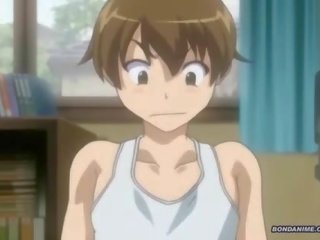 Kosuke summons the sexually aroused demon inside him