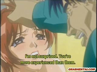 Megkötözés hentai -val bigboobs brutálisan szar által perverts