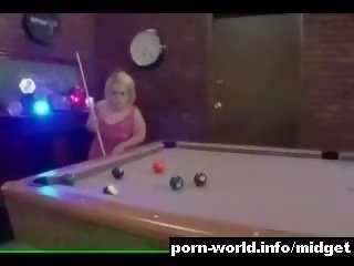 Midget stella takes full sized man meat