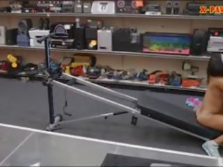Ebony Trainer Slammed At The Pawnshops Backroom For Cash