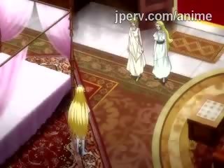 Fabulous elf princesa zajebali s bunch od lovke v hentai video