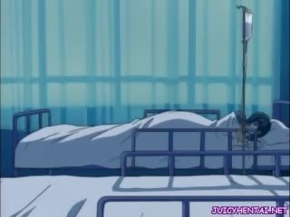 Provokatiivne anime blond saab topelt tunginud