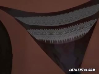 3d adolescent masturbates and sucks phallus