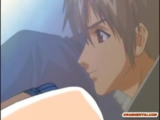Bigboobed Hentai Coed Gets Squeezing Tits And Fingering