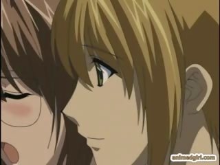 Anime adolescent gets licked her saçly amjagaz