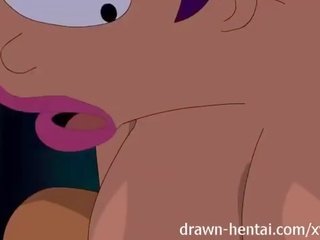 Futurama 헨타이 - zapp 폴 용 turanga 소녀