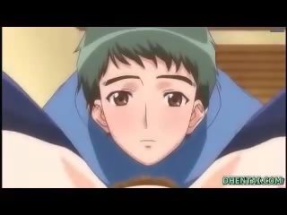 Charming hentai hard poked by her beau