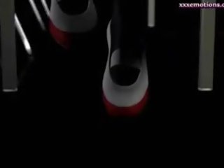 Marvellous Animated street girl Getting Jizzload