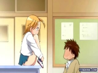 Curious teens tries lustful time