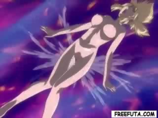 Manga lady gives t-gyz head