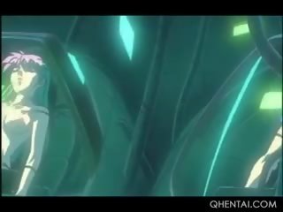 Malaki boobed hentai diva nakatali pataas at sexually tortured