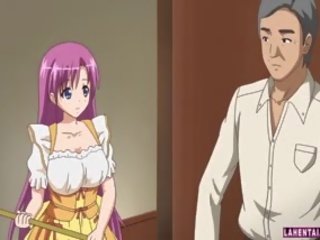 Hentai waitress gets fucked from behind