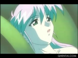 Big boobed hentai beauty tied up and sexually tortured