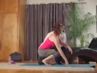 Sexually aroused Brunette Paris Lincoln Finishes Her Workout Routine