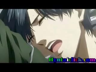 Simpatiska hentai gejs hardcore netīras filma un mīlestība uz gulta