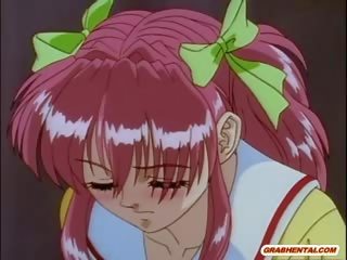 Hentai Coed Showing Her Pussy