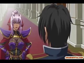 Mahirap anime may muzzle makakakuha ng squeezed kanya suso