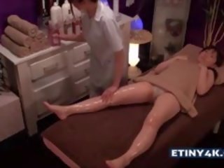 Two marvellous Asian Girls At Massage Studio