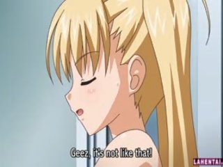 Dy hentai vajzat në swimsuits merr fucked nga buddy