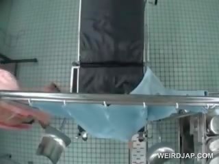 Super Asian Getting Pussy Checked At The MD Squirts