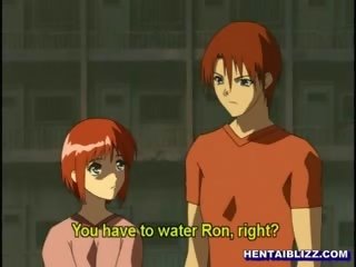 Japansk anime babe fanget og hardt poked