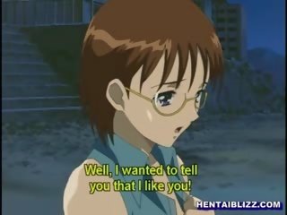 Japanese Anime babe Caught And Hard Poked