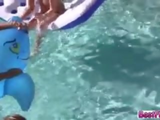 Blumbang adult movie action at the backyard with smart teens