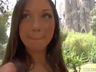 Busty young gf sucks off and ass ripped