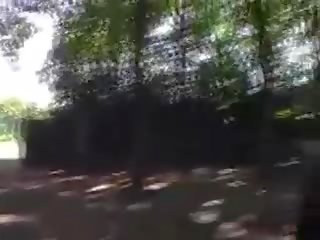 Erica gangbanged në the woods