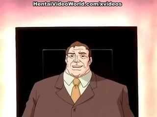 Hentai dospělý film v lůžko s a blondýnka dospívající