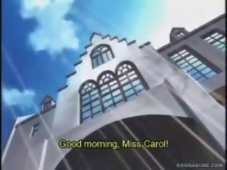 Hentai drobounký pokojská získávání vrazil nahoru